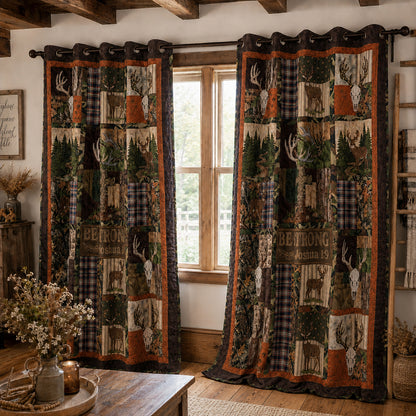 Camo Communion Quilted Curtains SN0PT113
