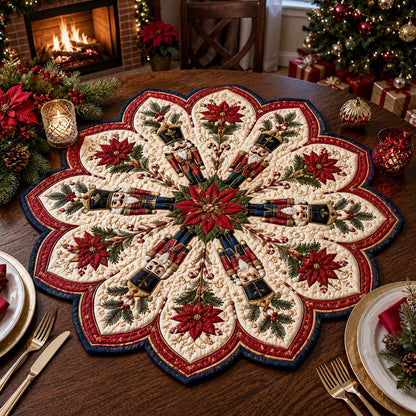 Candy Nutcracker Symphony Custom Shape Quilted Table Topper SN0HH0085