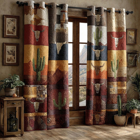 Canyon Horizon Quilted Curtains NCU0DH809