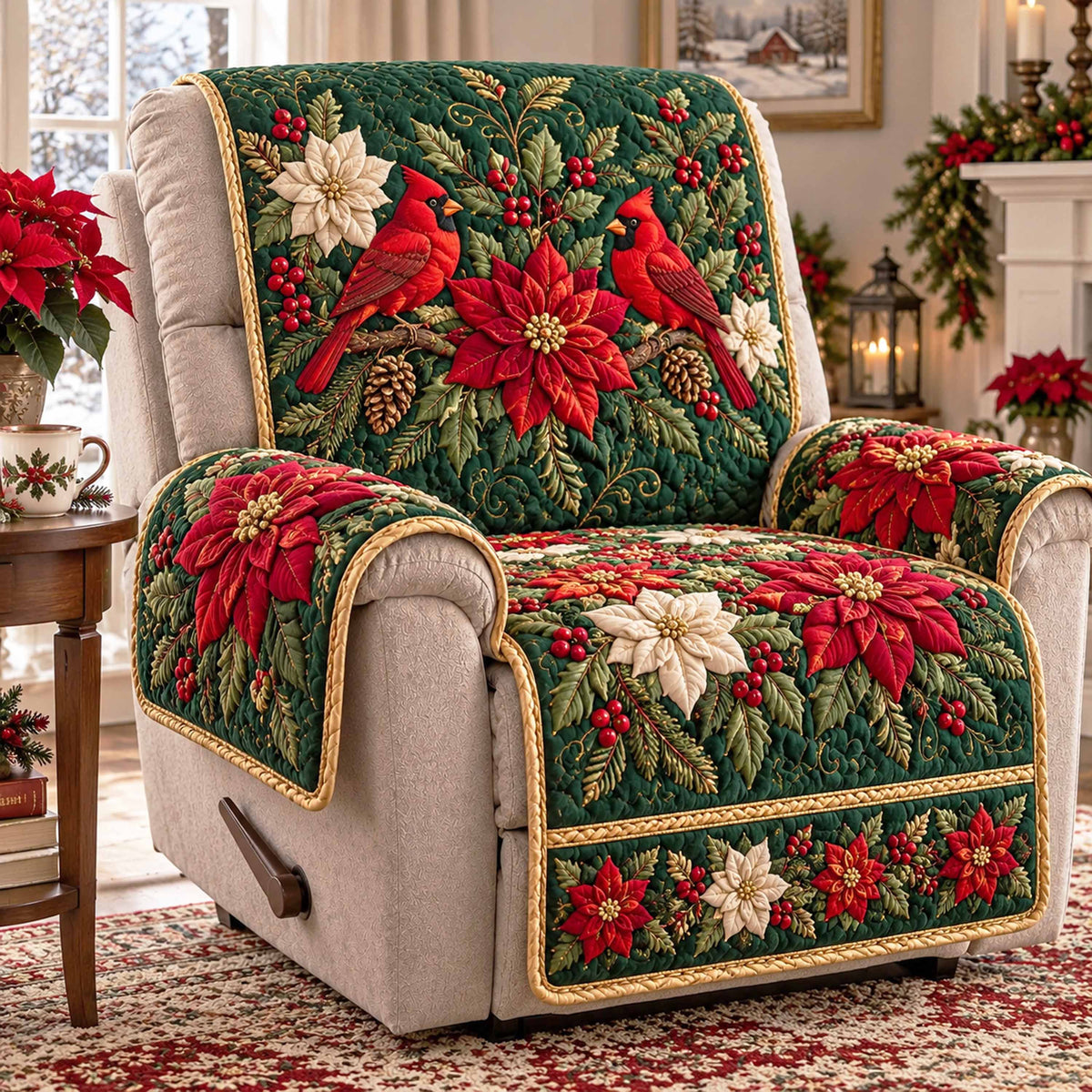 Cardinal Sanctuary Quilted Sofa Cover SN0TD1217