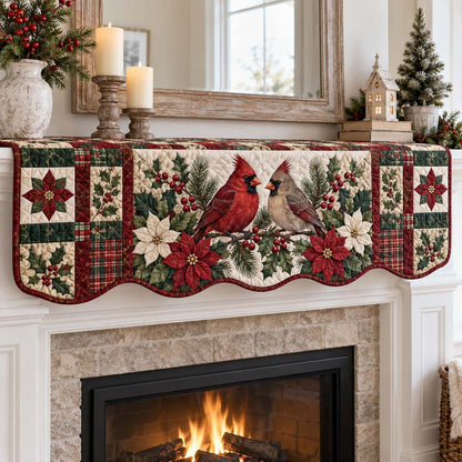 Cardinal Winter Haven Quilted Mantel Scarf SN0HH0560