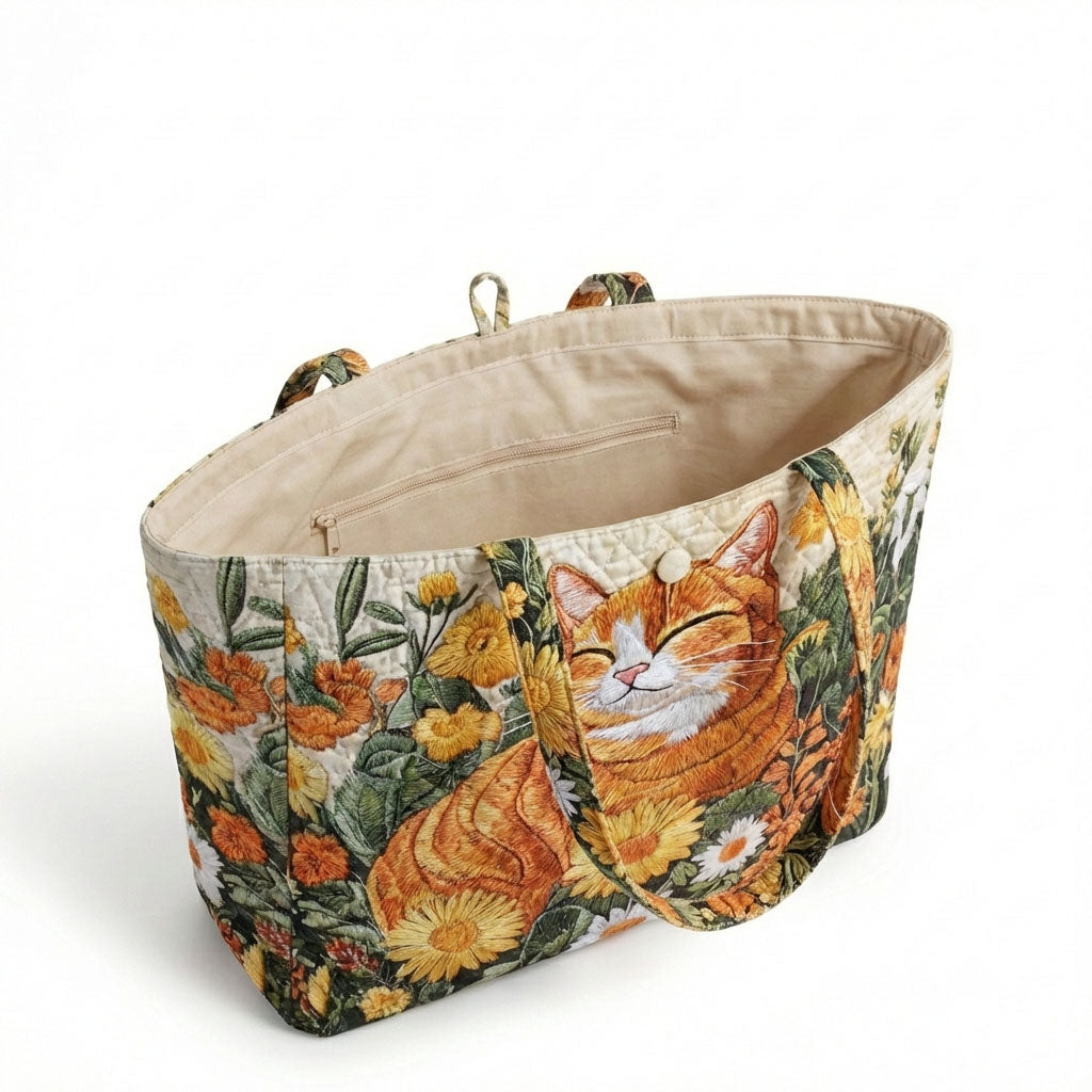 Cat Haven Quilted Classic Tote Bag SN0DK025