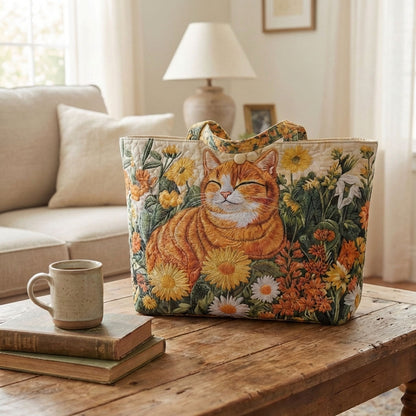 Cat Haven Quilted Classic Tote Bag SN0DK025