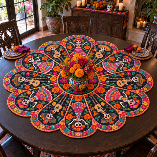 Catrina Fiesta Custom Shape Quilted Table Topper SN0TV352
