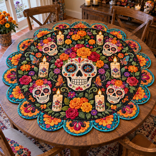Catrina Reverie Custom Shape Quilted Table Topper SN0TV348