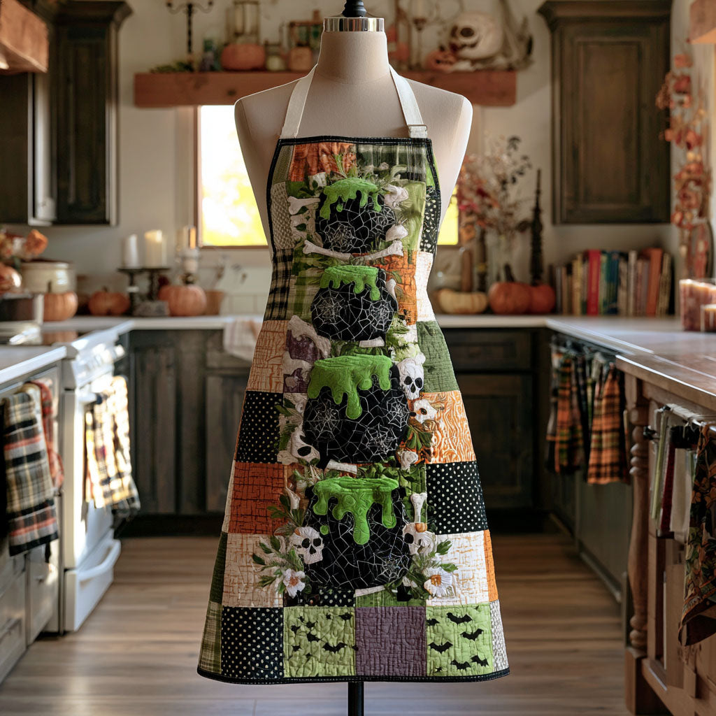 Cauldron Charm Quilted Apron SN0PT223
