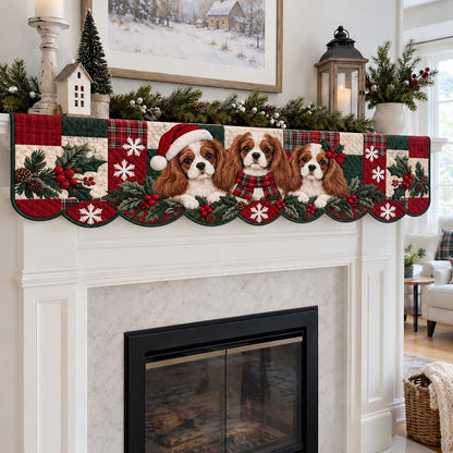 Cavalier Cheerful Trio Quilted Mantel Scarf SN0HH0522
