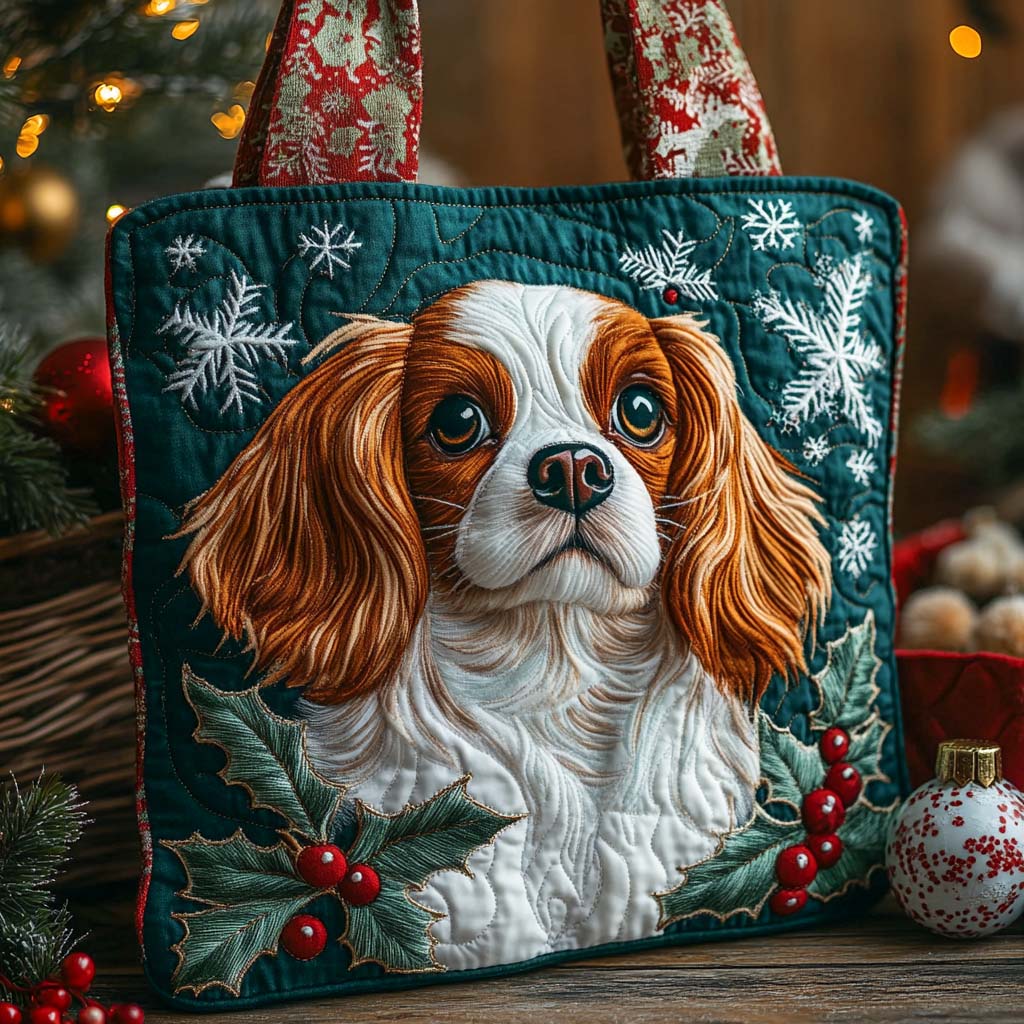 Cavalier Winter Grace Quilted Tote Bag NCU0XD1167