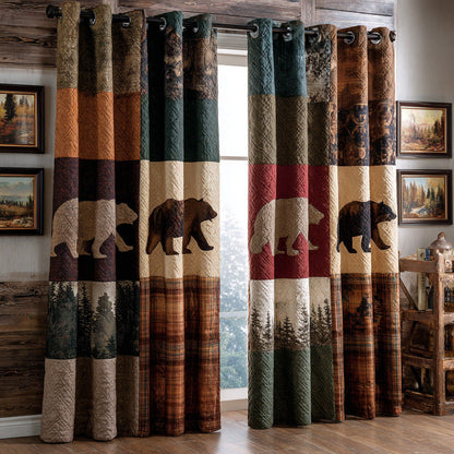 Cedar Forest Quilted Curtains NCU0DH757