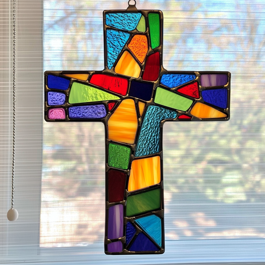 Celestial Cross - Window Hanging Suncatcher NCU0VL022