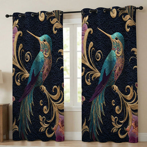 Celestial Bloom Quilted Curtains NCU0TN270