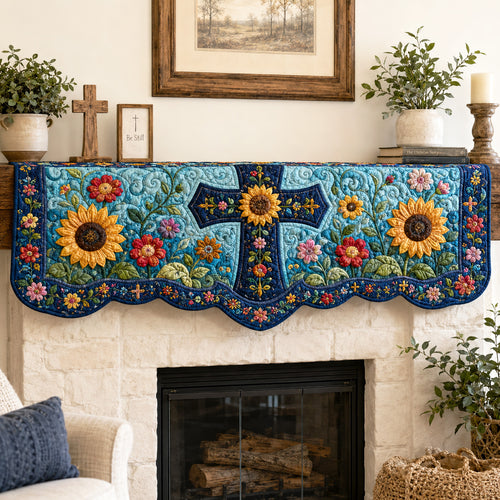 Celestial Garden Quilted Mantel Scarf SN0TV247