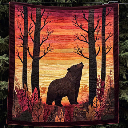 Celestial Grizzly Quilted Blanket NCU0DK864