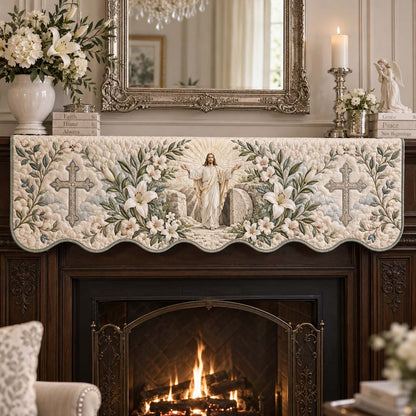 Celestial Resurrection Quilted Mantel Scarf SN0HH0829
