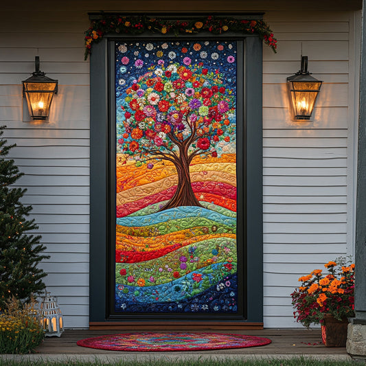 Celestial Roots Quilted Door Cover NCU0DV8402