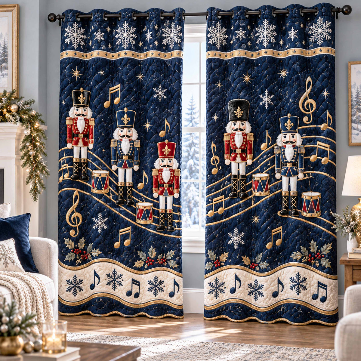 Cherished Guard Quilted Curtains SN0TD1099