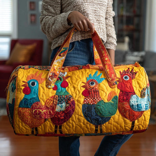 Chicken Bliss Quilted Duffle Bag NCU0DK9808
