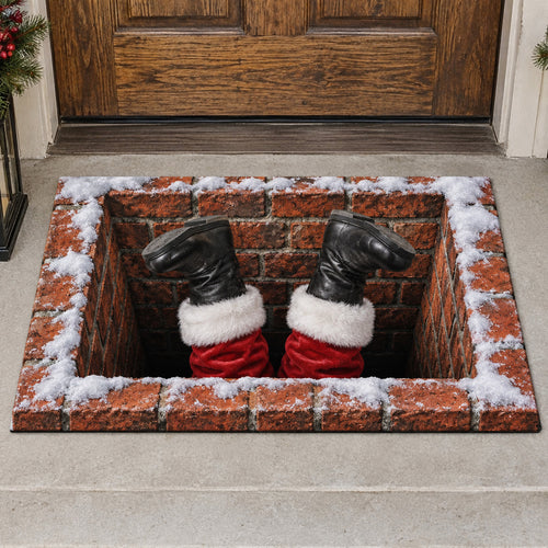 Chimney Santa Doormat SN0TV648