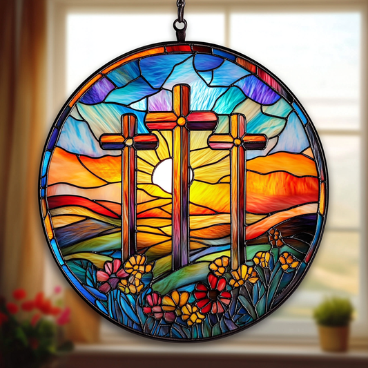 Christ's Guiding Light - Window Hanging Suncatcher NCU0PD046