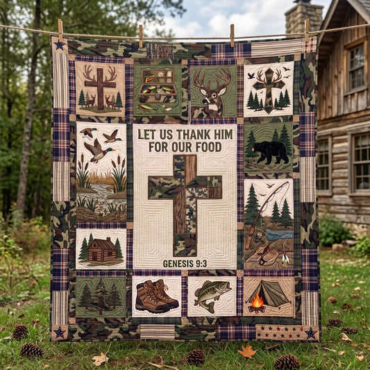 Christian Outdoorsman Legacy Quilted Blanket SN0PT047