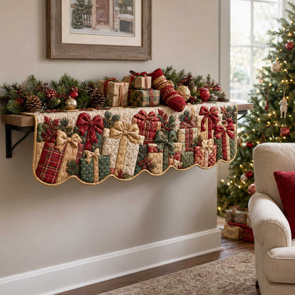 Christmas Cheer Quilted Mantle Scarf SN0TD127