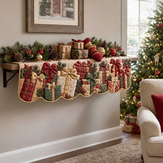 Christmas Cheer Quilted Mantle Scarf SN0TD127
