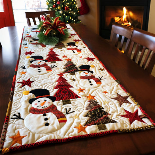 Christmas Cheer Quilted Table Runner NCU0PT174