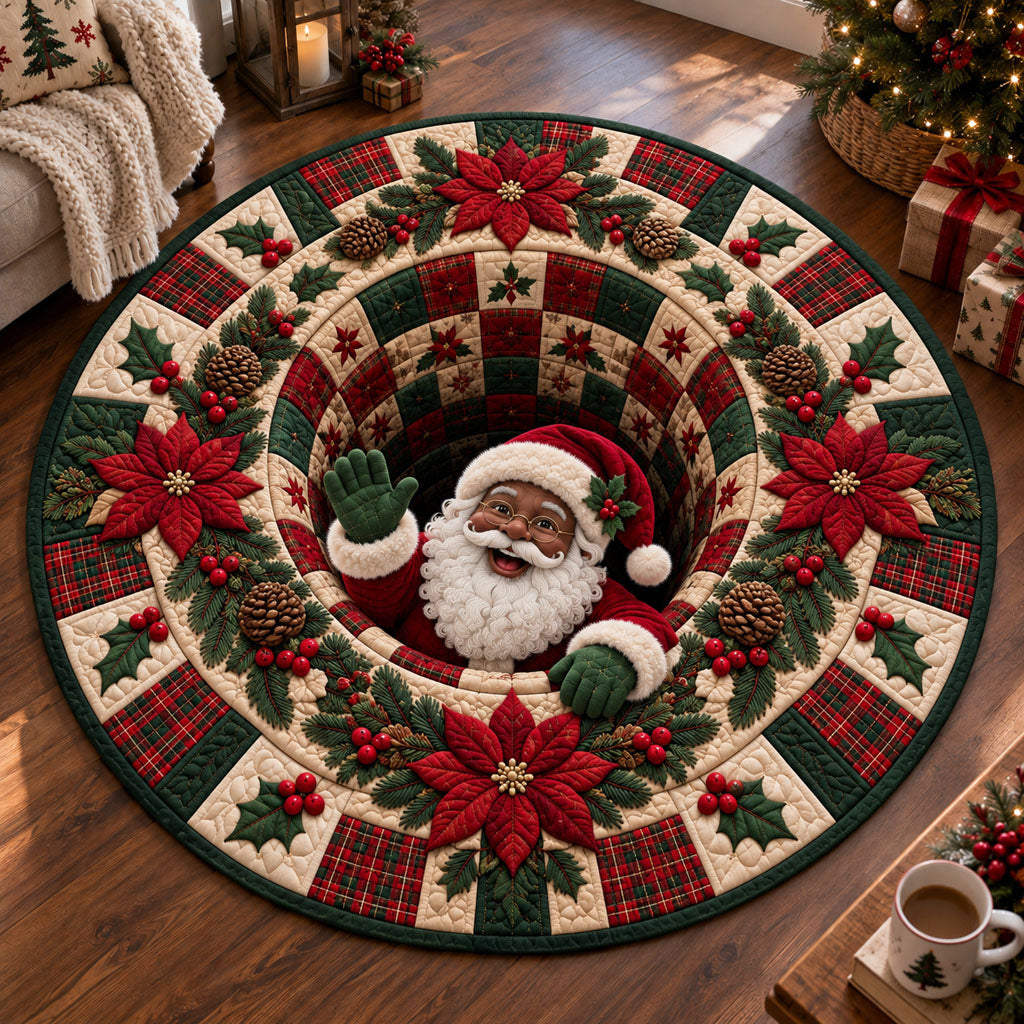 Christmas Dreams Quilted Round Mat SN0PT1163