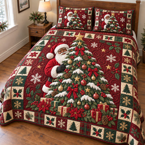 Christmas Evergreen 3-Piece Quilted Bedding Set SN0TV338