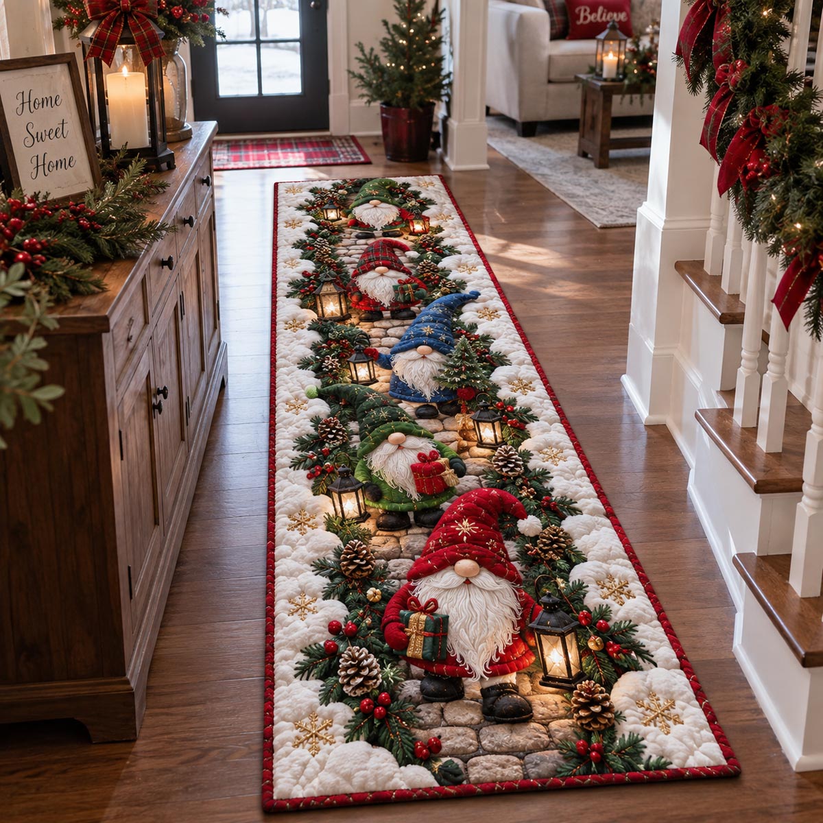 Christmas Gnome Forest Runner Carpet SN0DV688