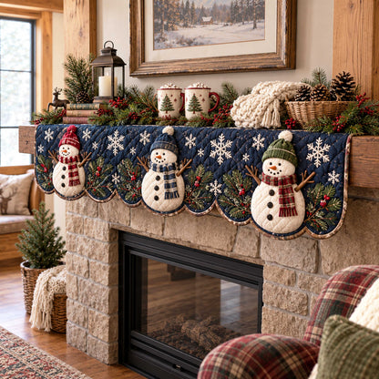 Christmas Joy Quilted Mantle Scarf SN0TD128