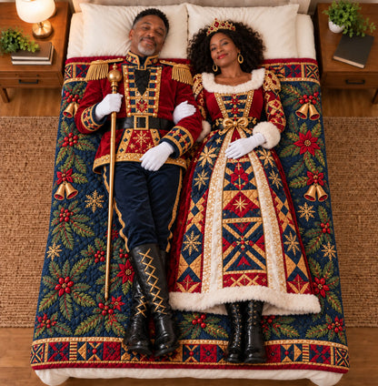 Christmas Love Through the Years Quilted Blanket SN0PT1299
