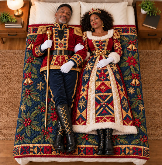 Christmas Love Through the Years Quilted Blanket SN0PT1299