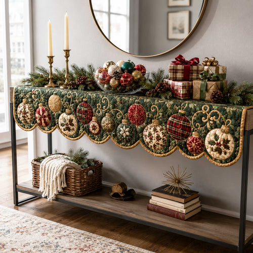 Christmas Magic Quilted Mantle Scarf SN0TD126