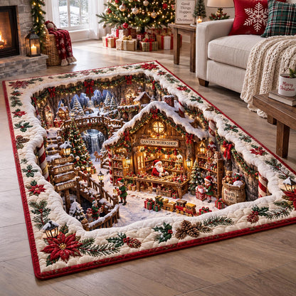 Christmas Market Village Area Rug SN0DV883