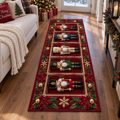 Christmas Nutcrackers Gift Runner Carpet SN0DV677
