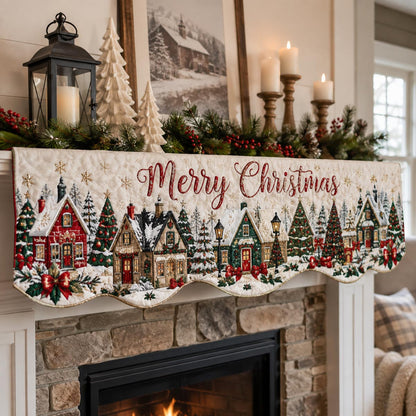 Christmas Village Mantle Scarf SN0DV296