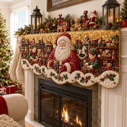 Christmas Wonder Quilted Mantel Scarf SN0TD202