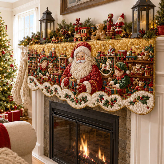 Christmas Wonder Quilted Mantel Scarf SN0TD202