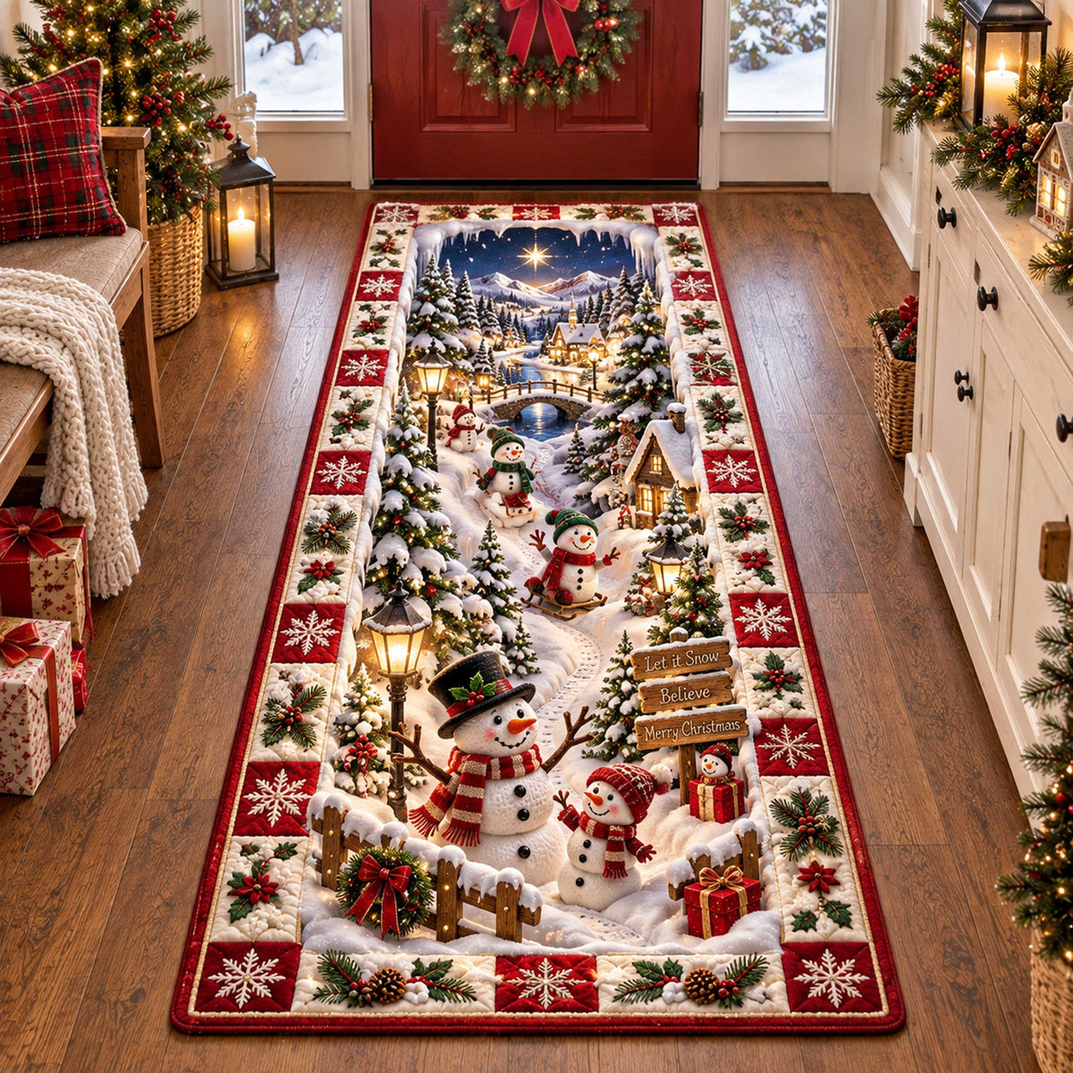 Christmas Wonderland Runner Carpet SN0TD579