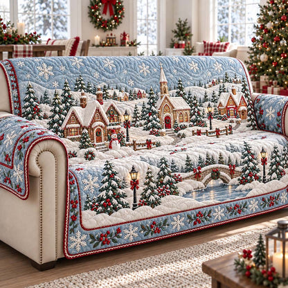 Church Village Quilted Sofa Cover SN0HH0480