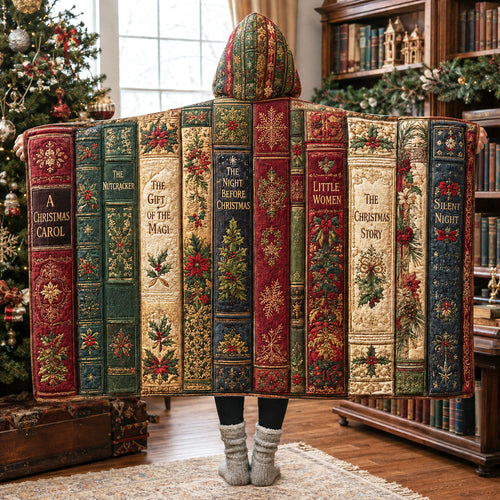 Classic Chapters Quilted Hooded Blanket SN0TV146
