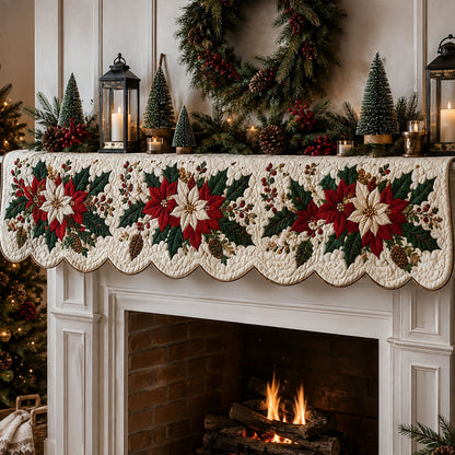 Classic Holiday Charm Quilted Mantle Scarf SN0PT641