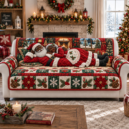 Claus Couple Quilted Sofa Cover SN0HH0821