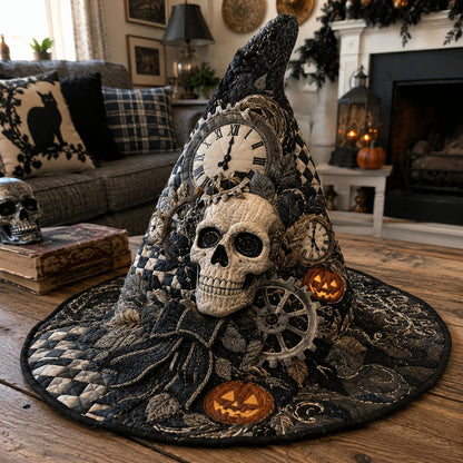 Clockwork Bones Quilted Witch Hat SN0PT594
