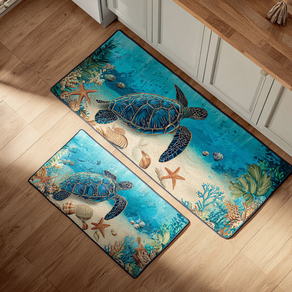 Coastal Dream Kitchen Area Rug NCU0DV8224
