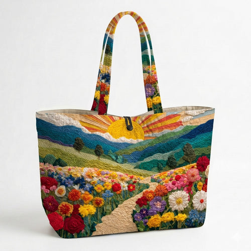 Color Valley Quilted Classic Tote Bag SN0DK045
