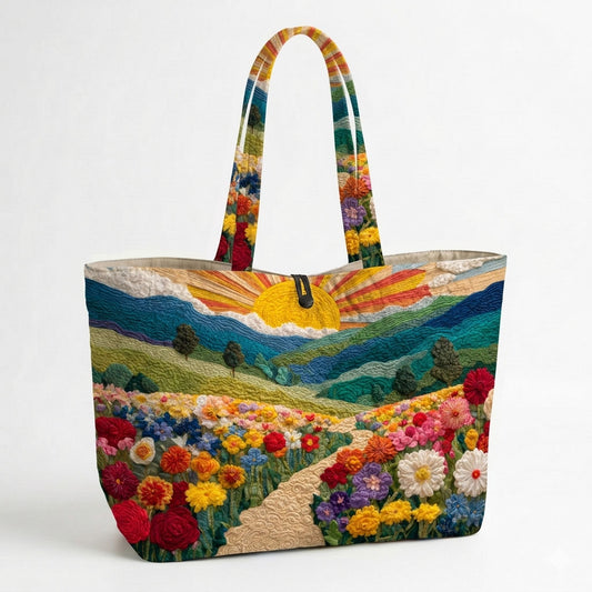 Color Valley Quilted Classic Tote Bag SN0DK045