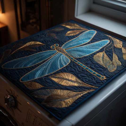 Colorful Dragonfly Quilted Washer and Dryer Cover NCU0DDK1159