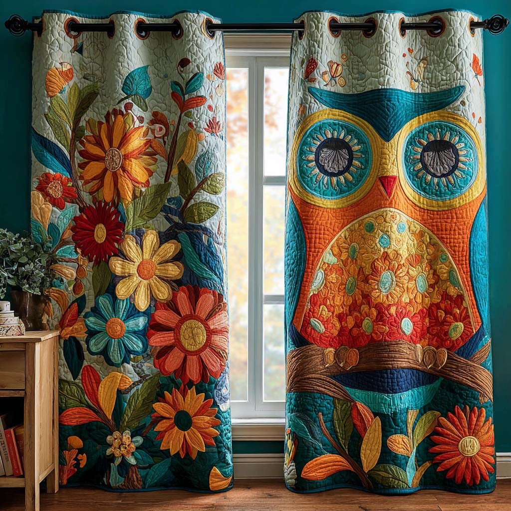 Colorful Wild Quilted Curtains NCU0QQ275